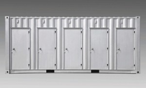 Modified Shipping Container Toilet Container